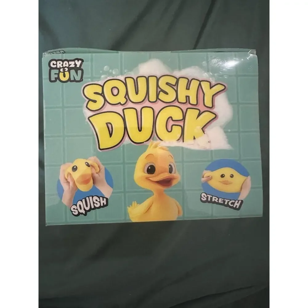 RMS Crazy Fun Squishy Duck Yellow Stretchy Squishy Toy 🔥Like Needoh
